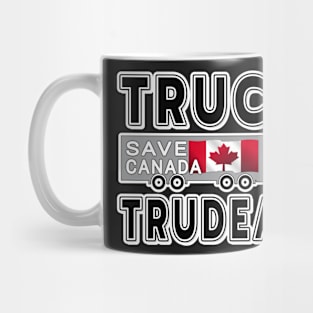 TRUCK TRUDEAU SAVE CANADA FREEDOM CONVOY JANUARY 29 2022 BLACK Mug